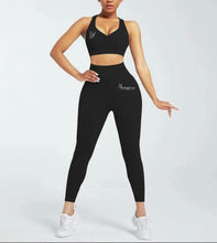 Load image into Gallery viewer, Ankle Length Legging Set- BLACK