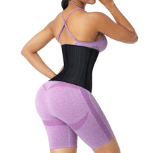 Load image into Gallery viewer, Latex Steel Boned Waist Trainer