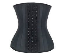 Load image into Gallery viewer, Latex Steel Boned Waist Trainer