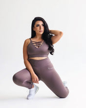 Load image into Gallery viewer, High Waist Yoga Set- Gray hi