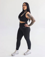 Load image into Gallery viewer, Ankle Length Legging Set- BLACK