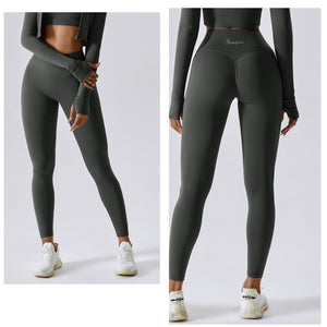 High rise - Booty Lift Leggings- Dark Gray