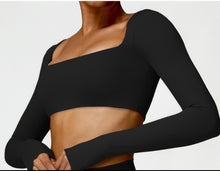 Load image into Gallery viewer, TEMPTATION LONG SLEEVE TOP (Black)
