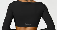Load image into Gallery viewer, TEMPTATION LONG SLEEVE TOP (Black)
