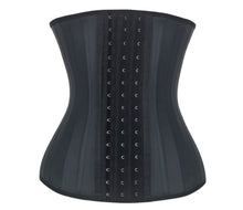 Load image into Gallery viewer, Latex Steel Boned Waist Trainer
